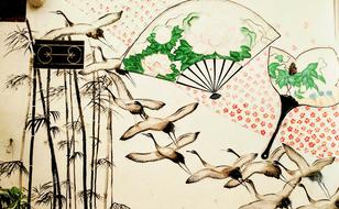 birds pattern beautiful view