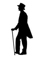 englishmen men silhouette people