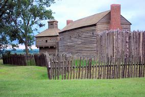 Fort Massac Stockade And Buildings