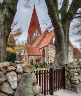 Church Cemetery Trees