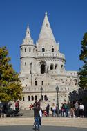 castle against the blue sky