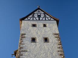 stone building white view