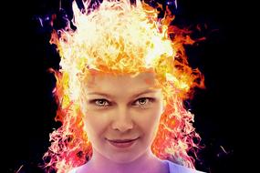 Girl Hot Hair