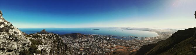 sea cliff panorama