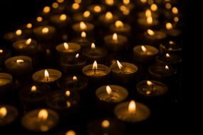 Candles Prayer Devotion Saints All