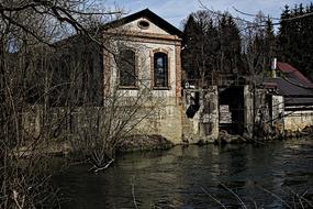 old building in the village