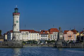 Lindau Harbour Entrance Lake