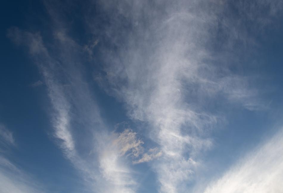 Clouds White Blue