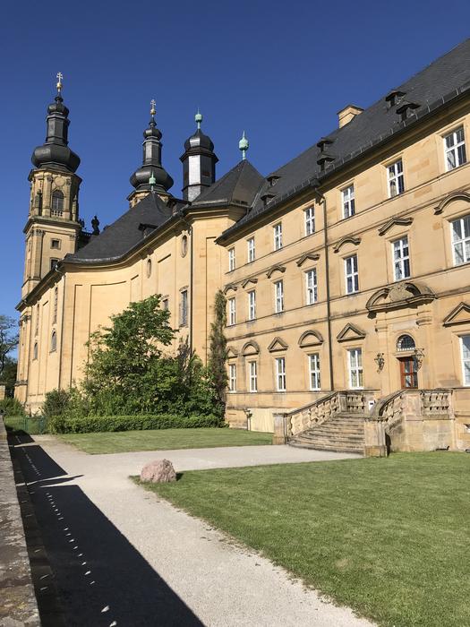 a view of the college building