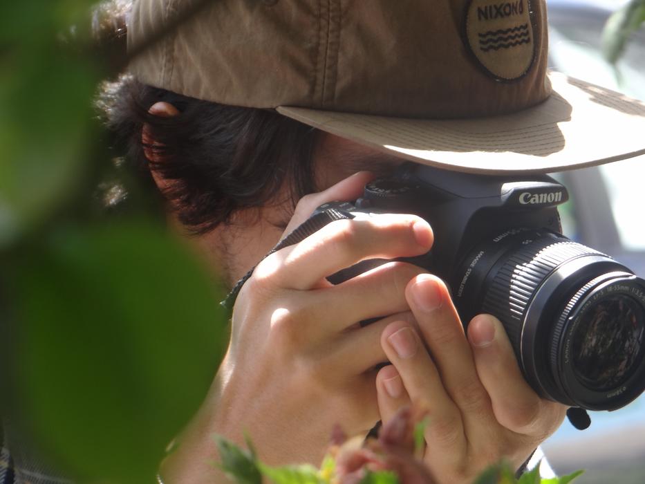 Camera photography at nature