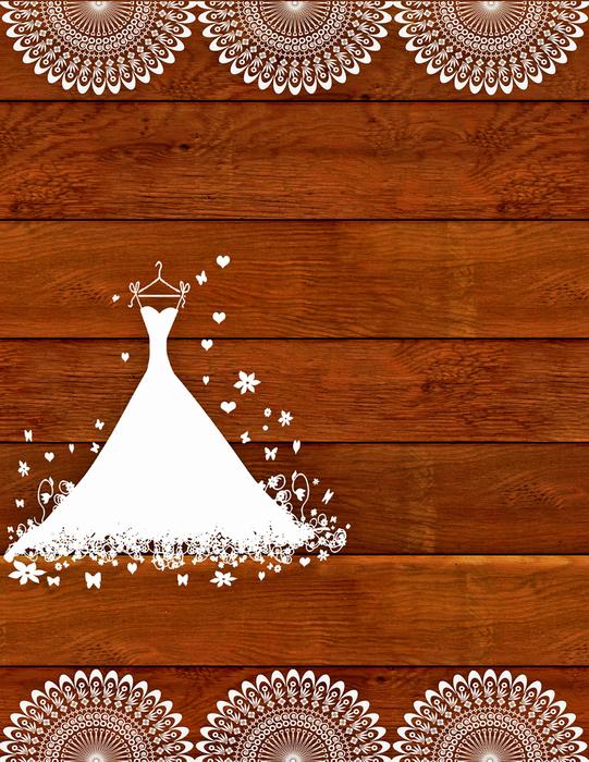 wedding invitation rustic wooden background