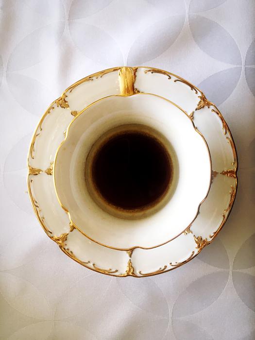 beautiful ceramic coffee mug