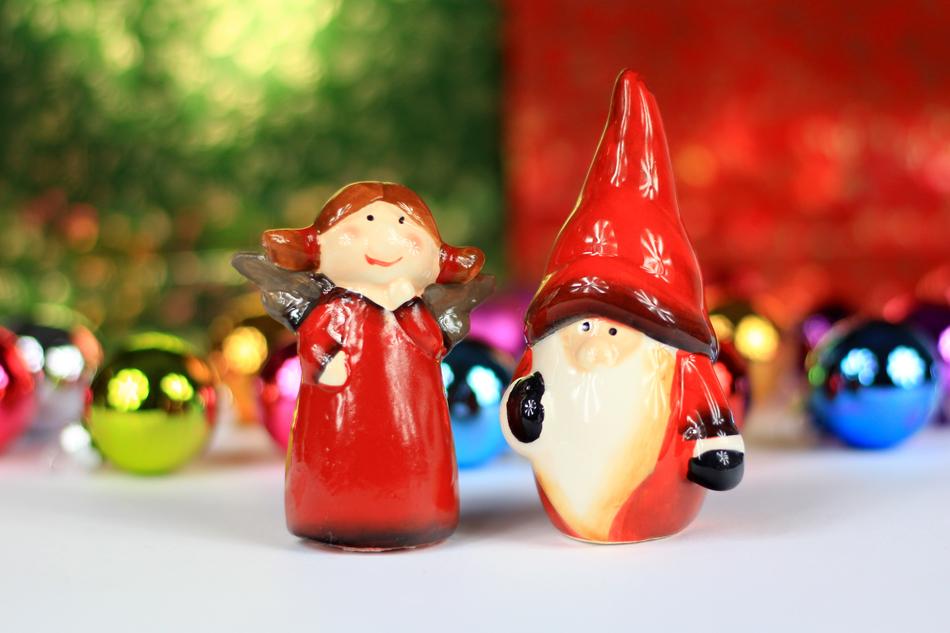 red figurine toys