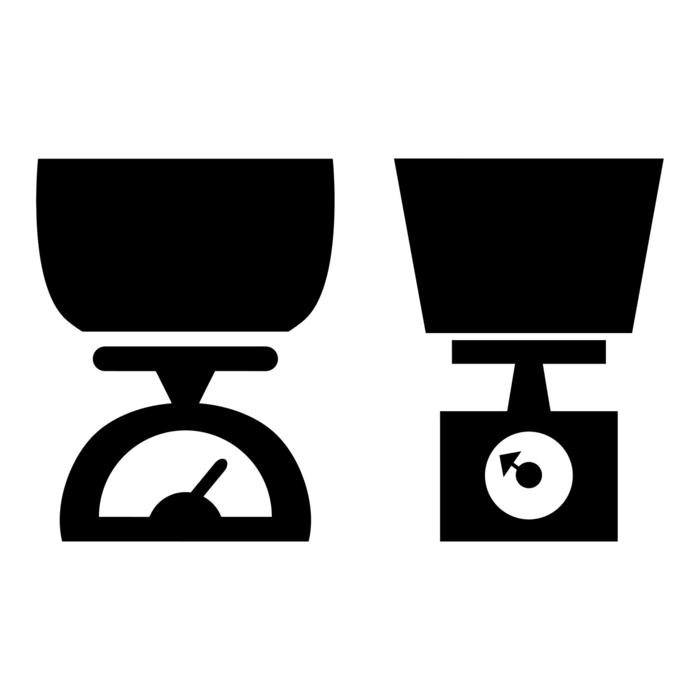 Scale icon for products