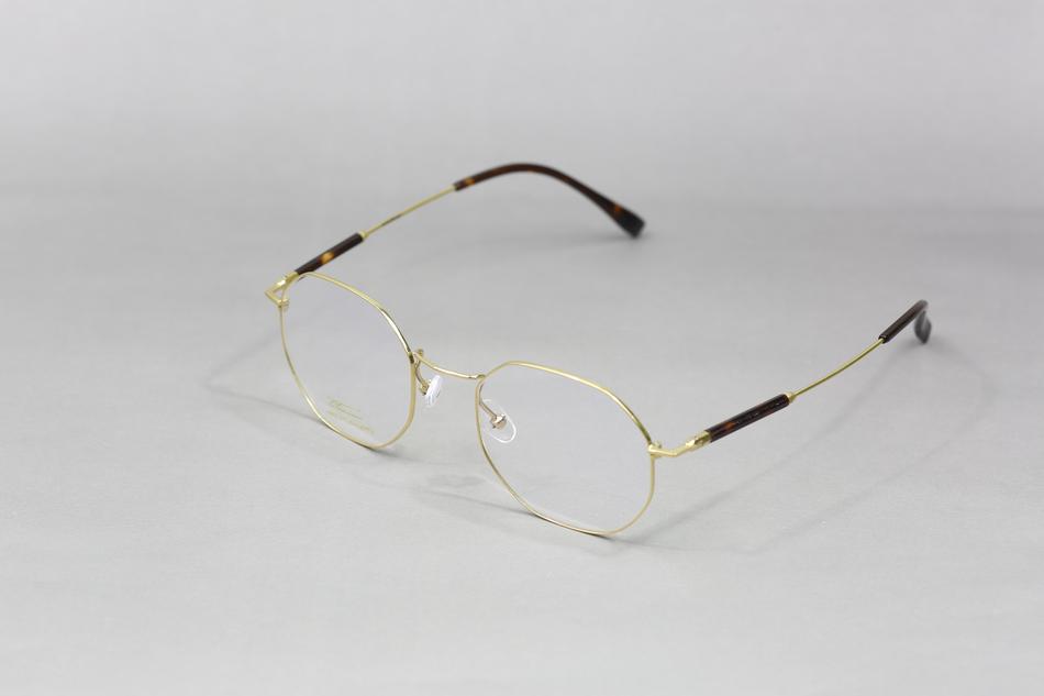 clear rimmed glasses on a white background
