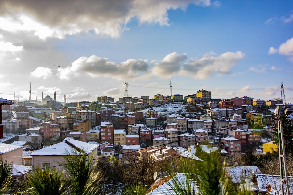 beautiful city with buildings