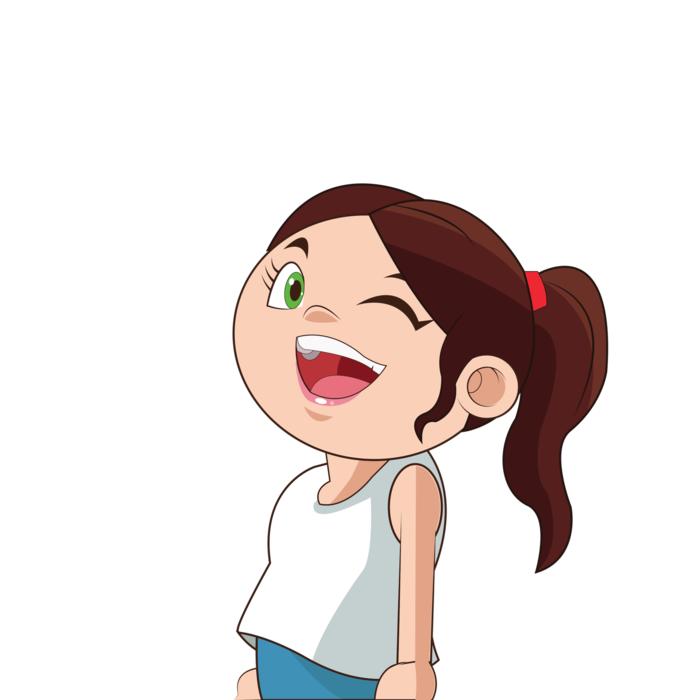 girl wink girl cute wink young