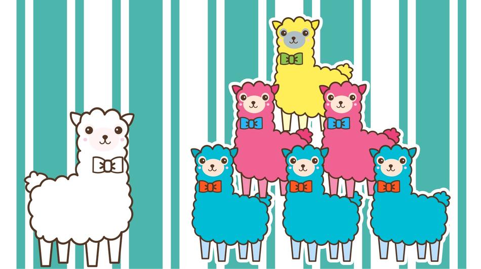 alpaca is a cute little lot