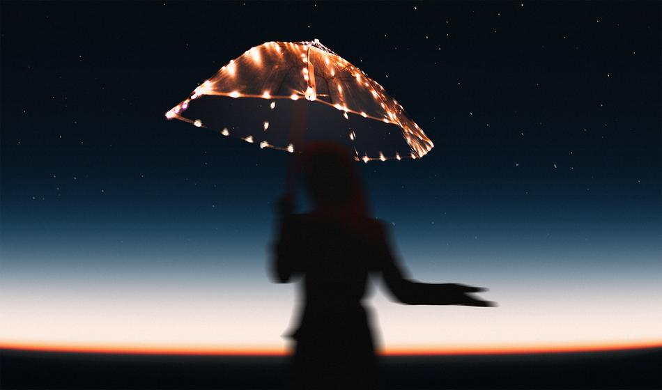 Umbrella Stars Dusk