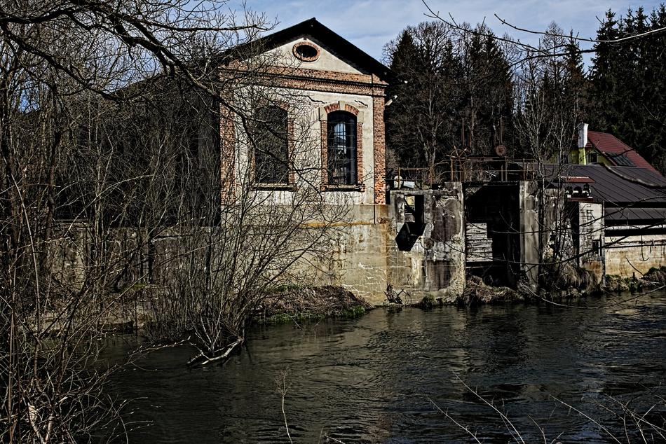 old building in the village