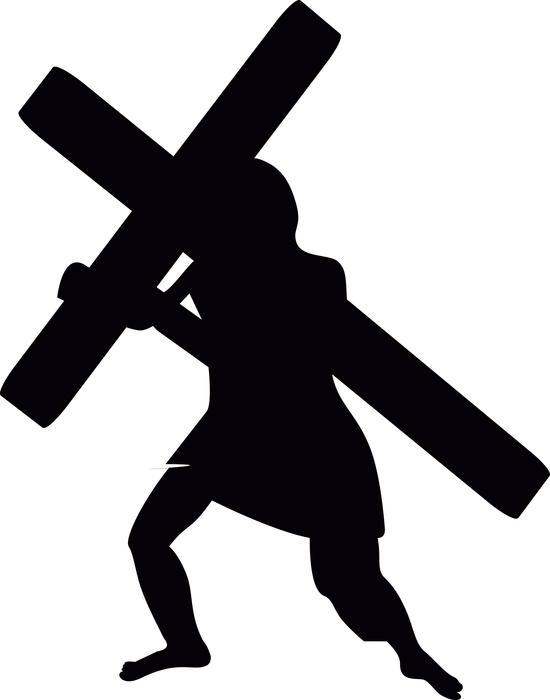 graphic jesus silhouette