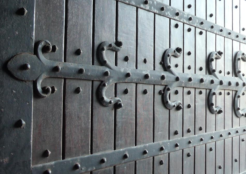 iron boxes in the building