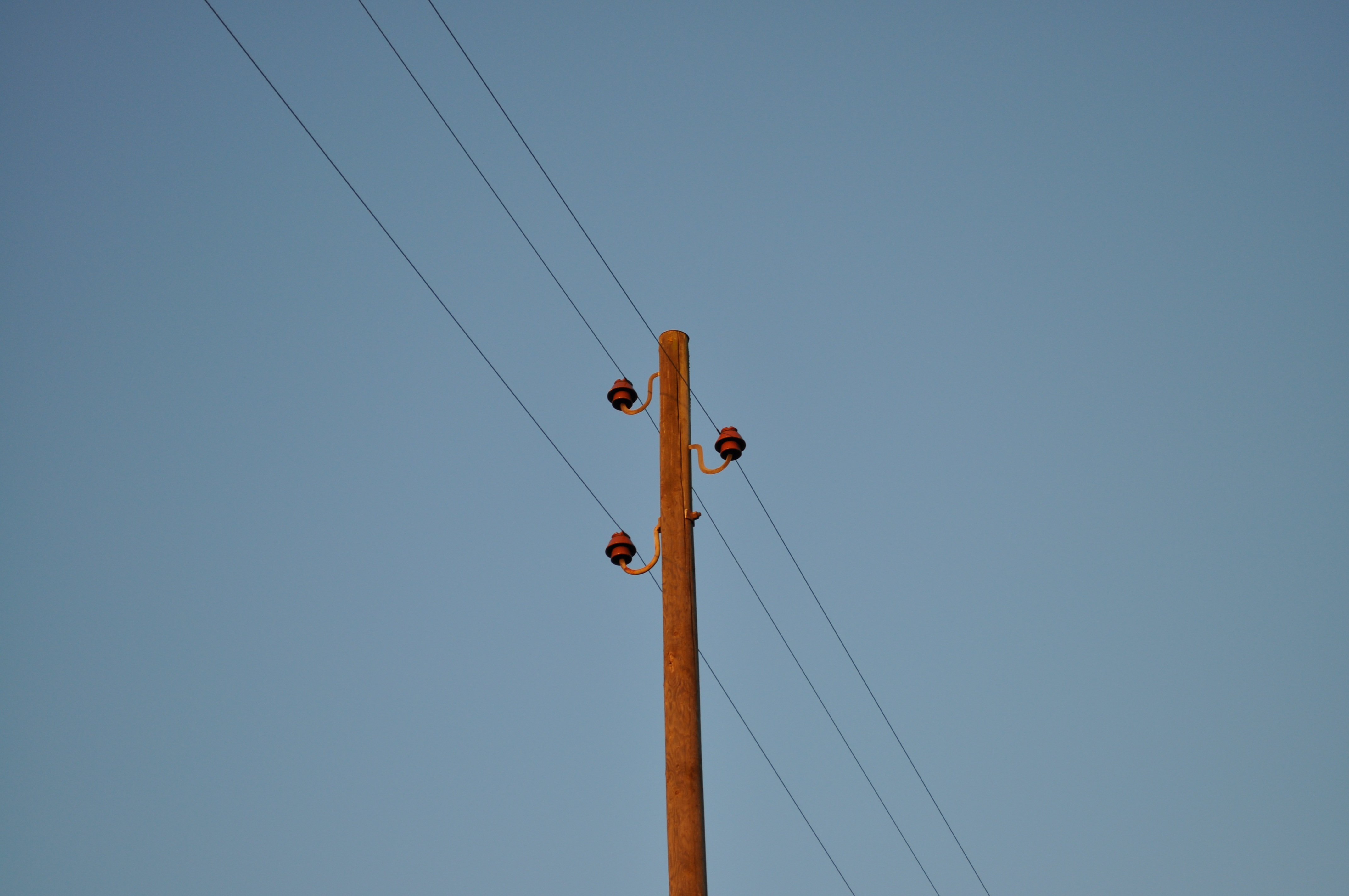 Current Telephone Pole Power Line free image download