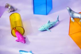 shark toys colored view