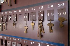 Key hangs on Table Factory