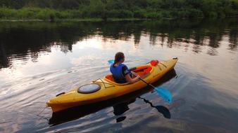 Kayak Girl Lake