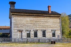 Abandoned Bannack School in Montana