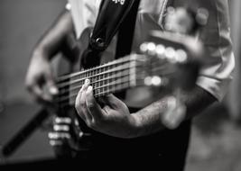 black and white Musically Vintege