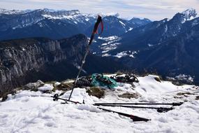 Snowshoes View Mountains