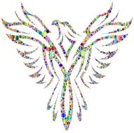 a beautiful bird with a patterned look