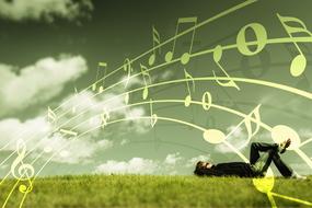 music grass man think dreams