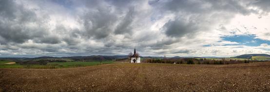 Church Clouds Sky