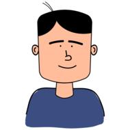 face man cartoon human adult