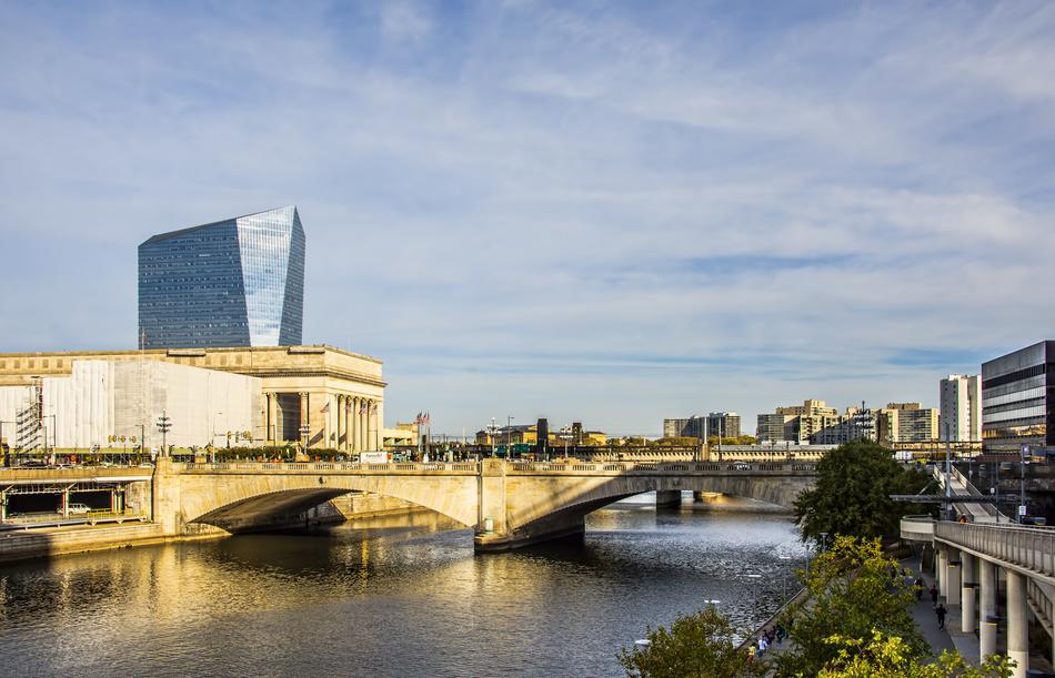 beautiful cityscape with a bridge
