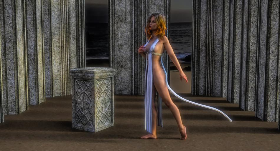 temple priestess woman female