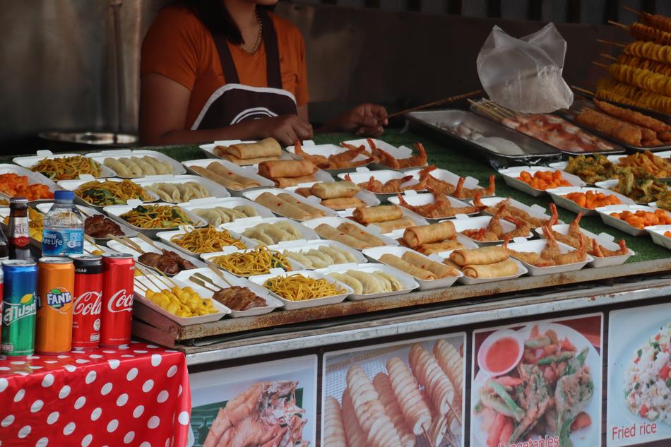 exotic dishes in the market