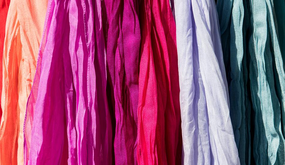 rags colored clothes