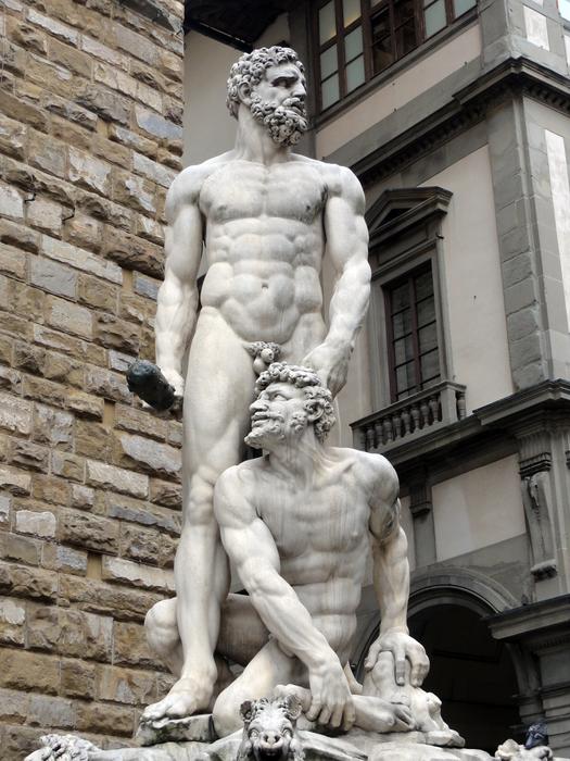 a beautiful old Roman sculpture