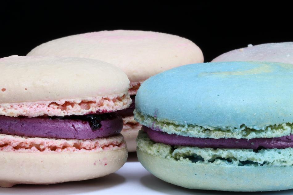 colorful beautiful macaroons