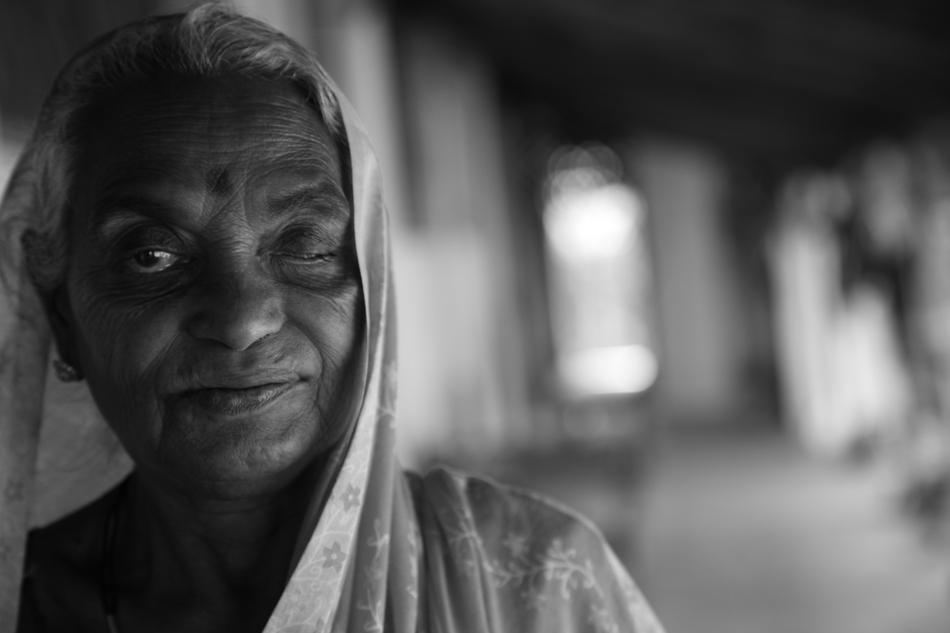 Sri Lanka India Old Woman