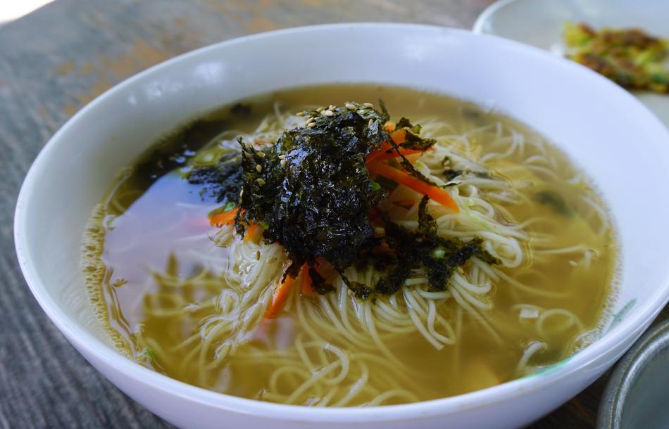 hot noodle soup