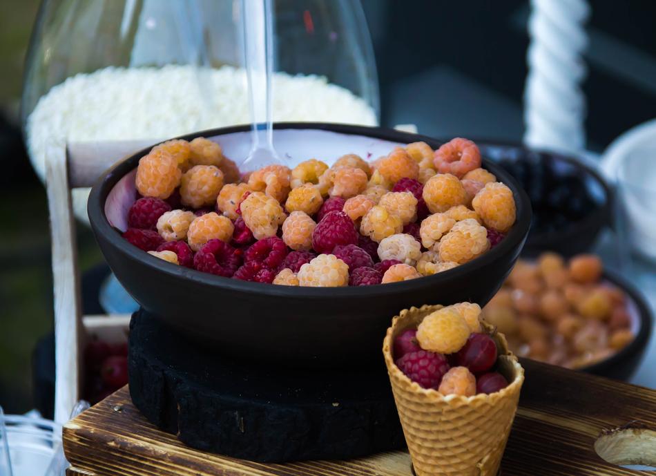 delicious fruit on a plate