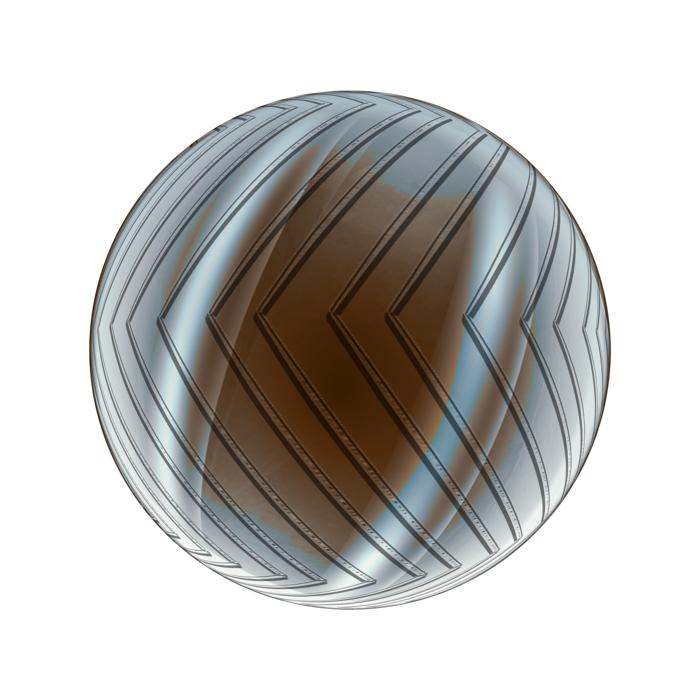orb ball silver sphere round 3d