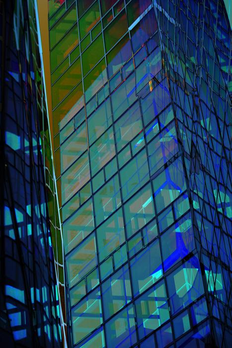 glass building house street