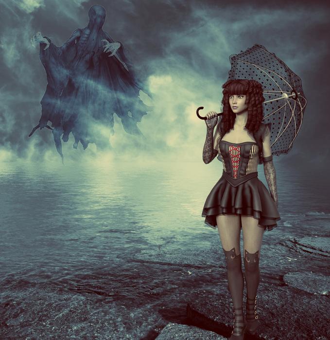 Fantasy Girl Umbrella