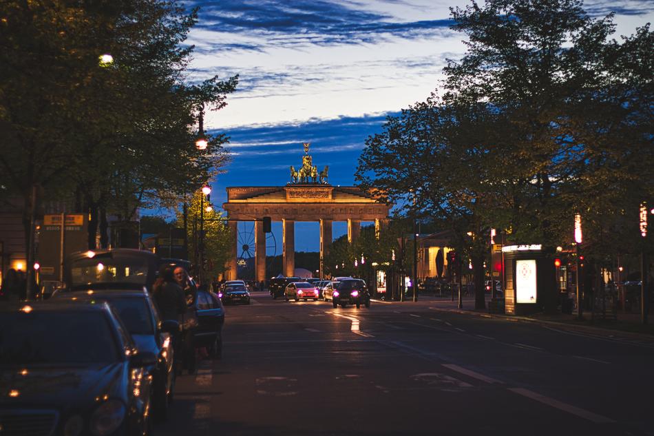 Berlin Night Architecture